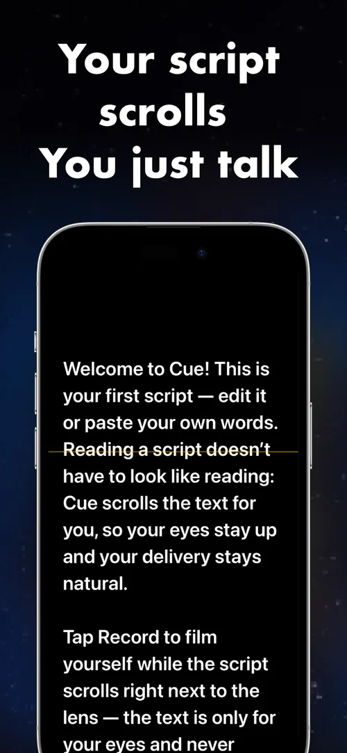 Script scrolls itself